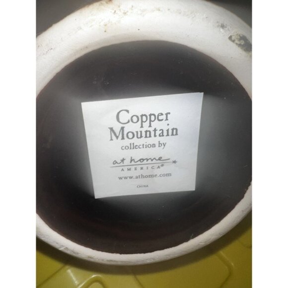 Vintage Moonshine Copper Mountain Mcm Jug Pottery Drip Glaze Rustic Pitcher - Picture 4 of 5